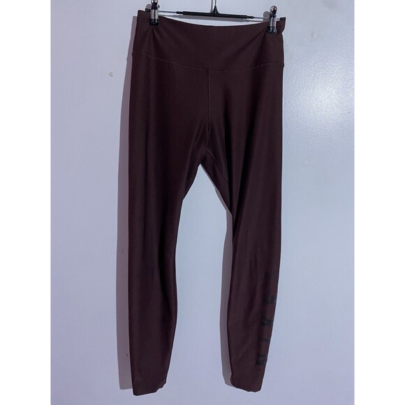 Nike Leggings Womens Small Brown Dri-Fit Gym Leg Day Run Compression Athleisure - Picture 3 of 11